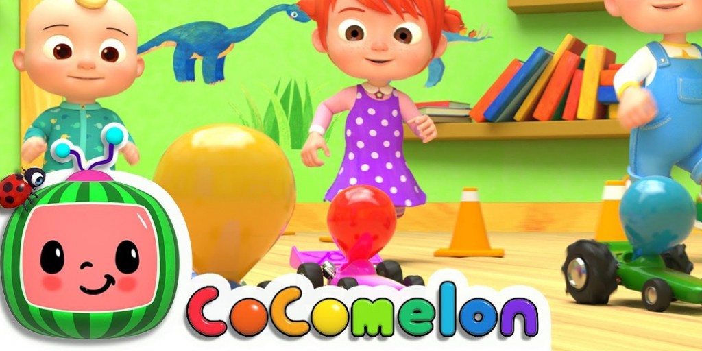 کارتون کوکوملون - Toy Balloon Car Race